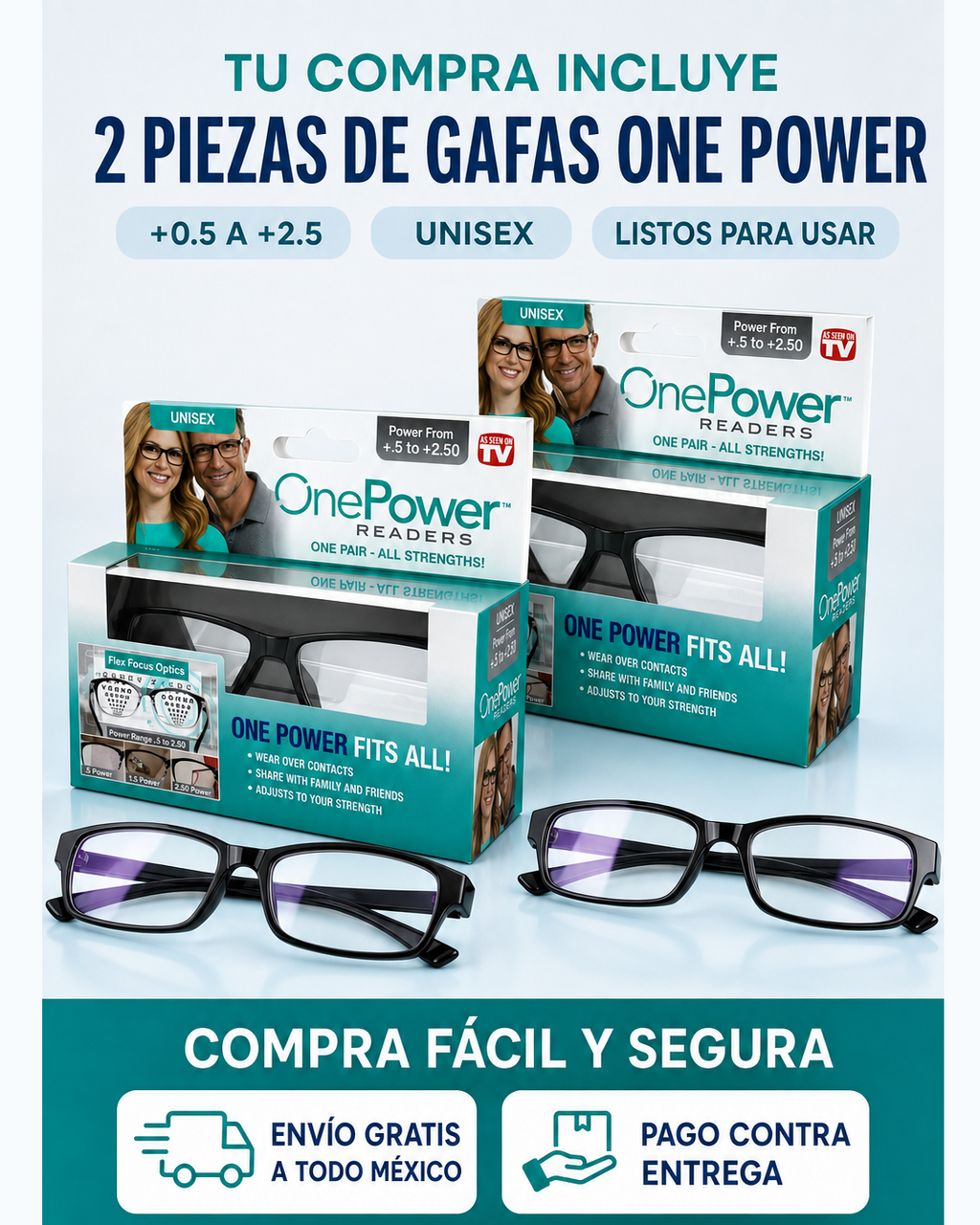 ONE POWER│Lentes De Enfoque Automático