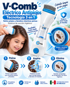 V-Comb Eléctrico Antipiojos