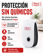 PEST REJECT - Repelente Ultrasonico de Plagas