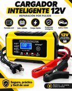 Cargador Inteligente 12V - Para Auto y Moto