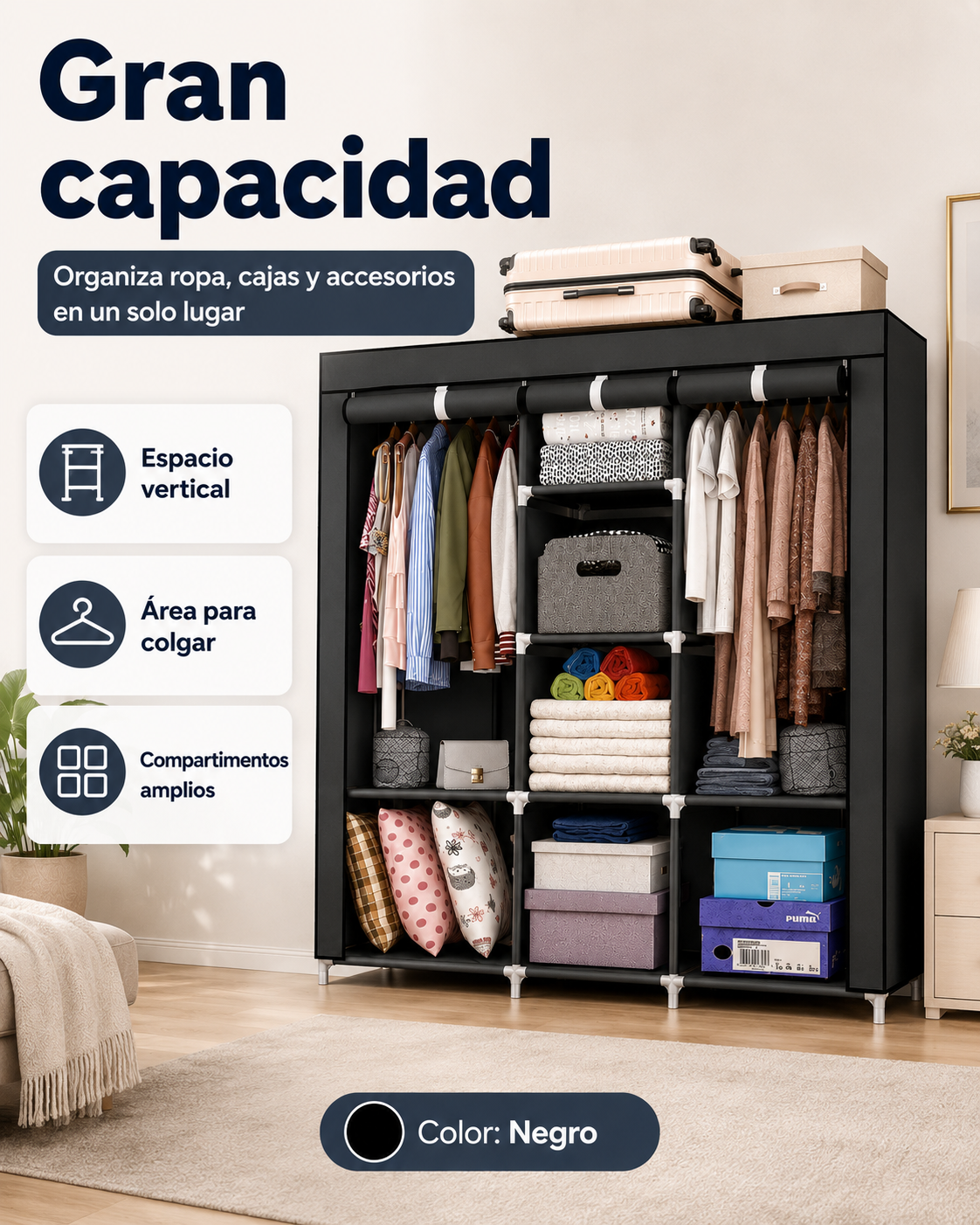 Closet Portátil Organizador