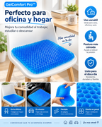GelConfort PRO - Cojín Asiento de Gel Antideslizante