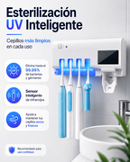 Porta Cepillos UV + Dispensador