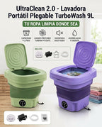 UltraClean 2.0 - Lavadora Portátil Plegable TurboWash 9L