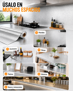 COCINANOVA - Papel Adhesivo de Aluminio