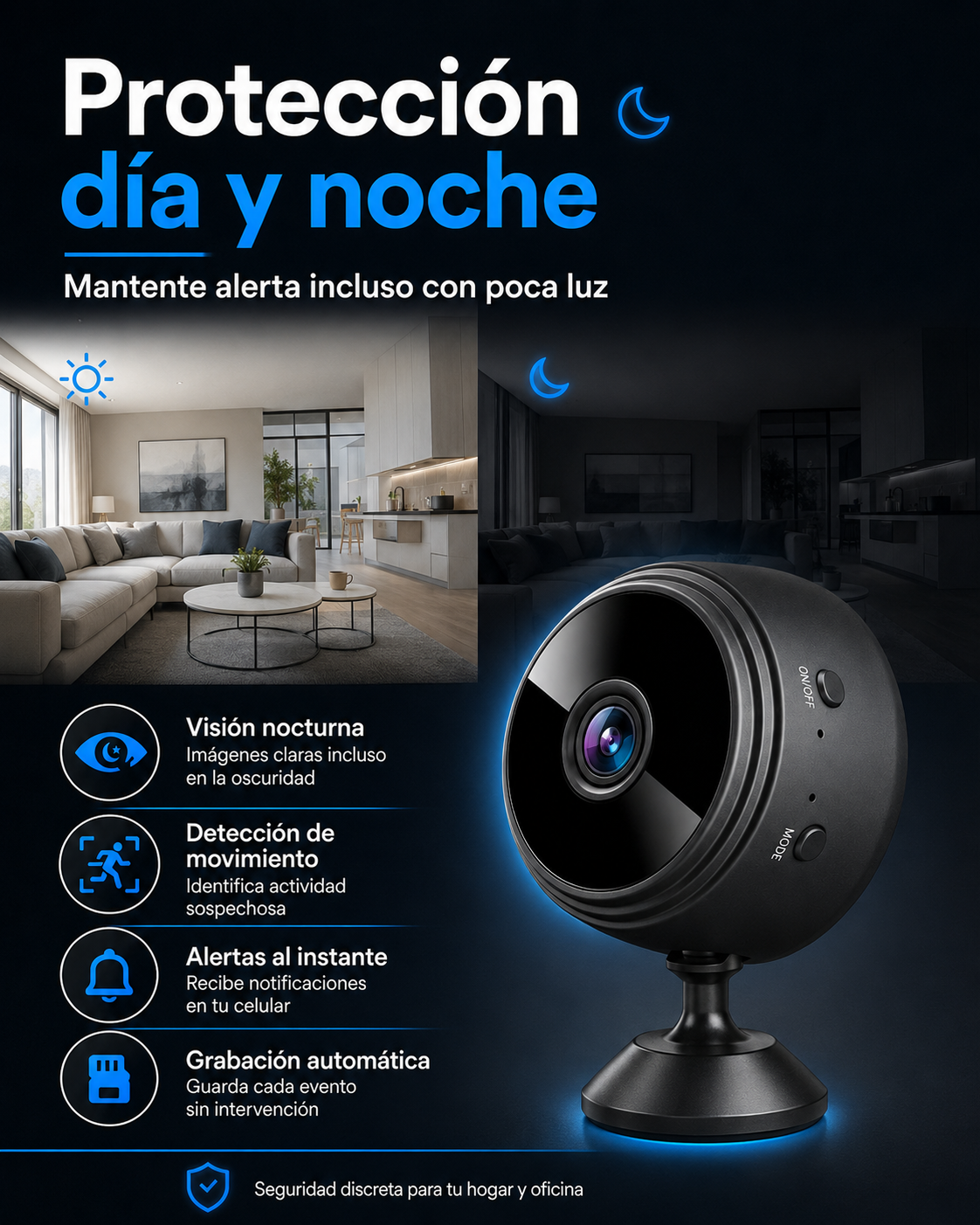 Mini Cámara Wifi Espia
