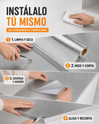 COCINANOVA - Papel Adhesivo de Aluminio