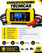 Cargador Inteligente 12V - Para Auto y Moto