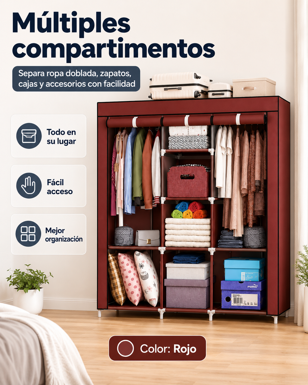 Closet Portátil Organizador