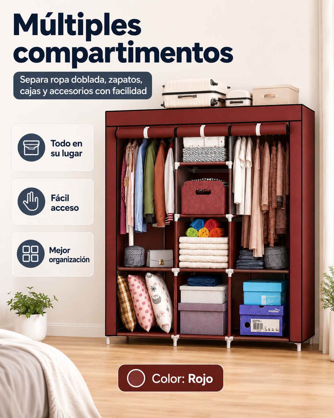 Closet Portátil Organizador