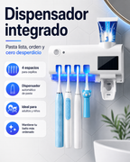 Porta Cepillos UV + Dispensador
