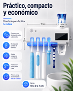 Porta Cepillos UV + Dispensador
