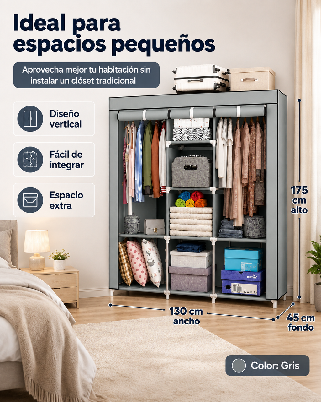 Closet Portátil Organizador