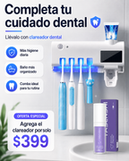 Porta Cepillos UV + Dispensador