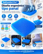 GelConfort PRO - Cojín Asiento de Gel Antideslizante