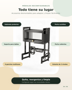 AquaOrden Pro™ - Escurridor de Platos de Acero 2 Niveles